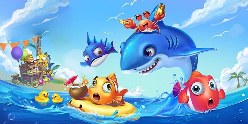 Nhiều vũ khí săn bắn cá JILI